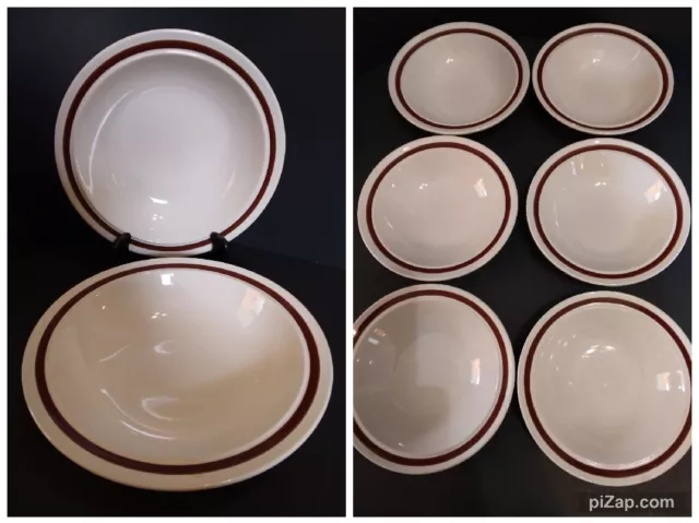 VTG Four Seasons Collection Autumn Bouquet Serving Bowls (2) & Berry Bowls (6)