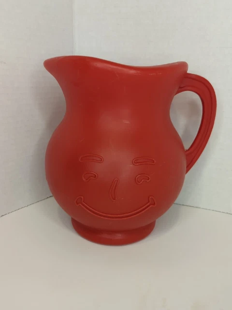 Vintage Red Plastic Kool Aid Pitcher
