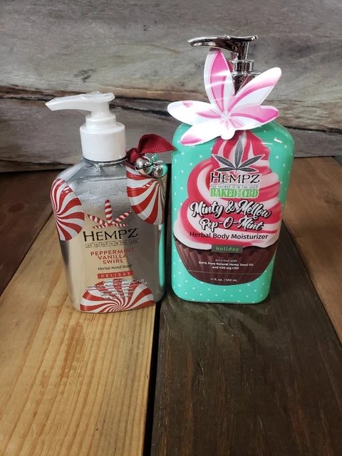 Hempz Minty Mellow Pep-o-mint Herbal Moisturizer Body Lotion & Hand Wash NEW