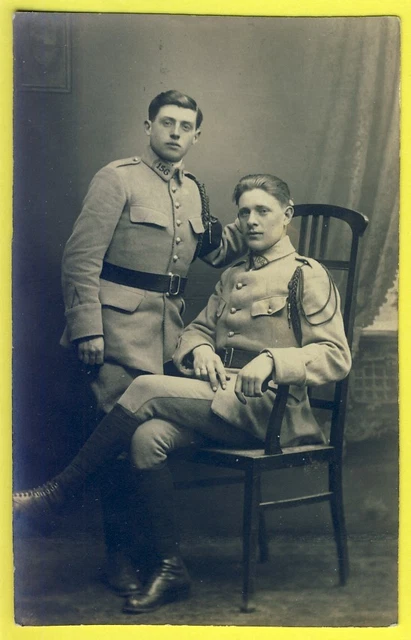 cpa Carte Photo MILITAIRES SOLDATS du 156e Régiment