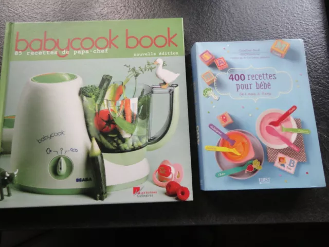 LOT livre cuisine pour bebe BABYCOOK / RECETTES POUR BEBE caroline BACH