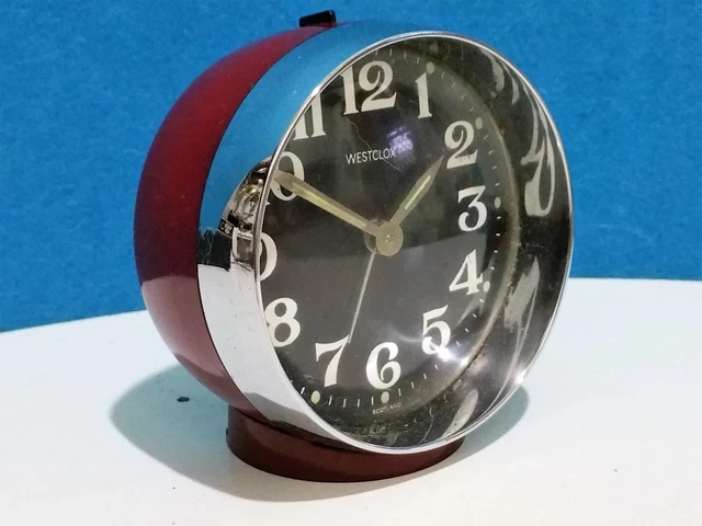 Bellissimo Orologio Sveglia A Corda Design Originalissimo Degli Anni Passati