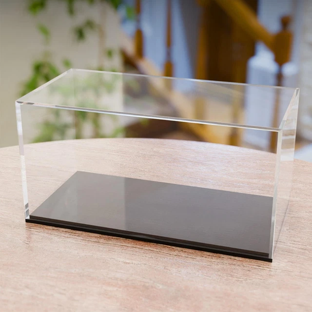 OLYCRAFT Présentoir en Plastique Transparent Présentoir Boîte Présentoir en Plastique avec Base