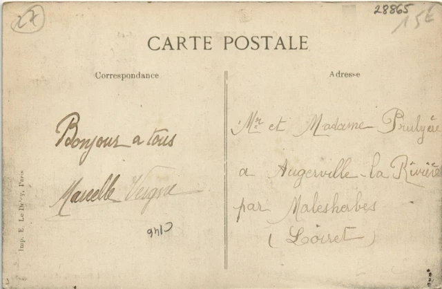 CPA BRETEUIL barracks (28865) 2