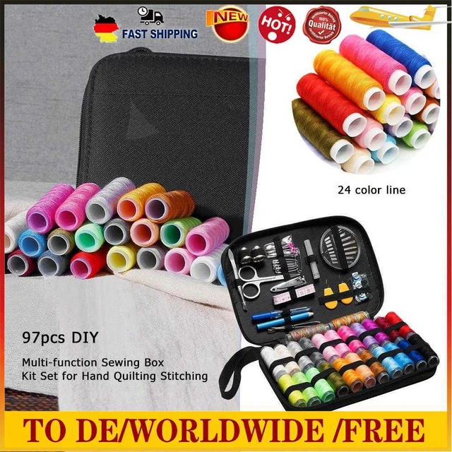 JUNERAIN Nähset Multifunktion FAI-da-Te 97pcs für Quilting Handnaht