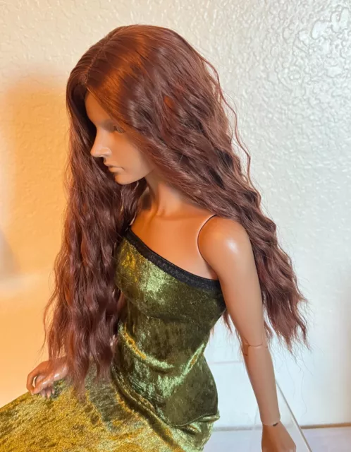 Iplehouse BJD Long Wavy Auburn Doll Wig IHW-O33M #33 Size 8/9