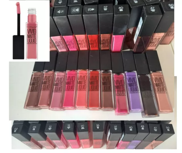 Maybelline Color VIVID Matte liquid Lipstick Lippenfarbe Auswahl