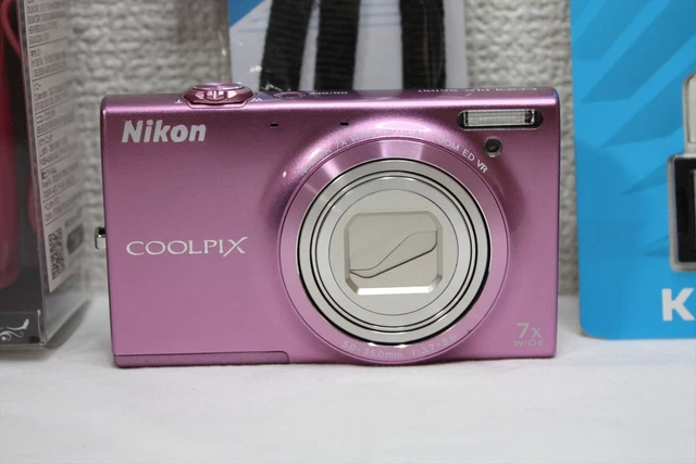 Nikon COOLPIX デジカメ S6100 ピンク Nikon Coolpix S6100 Digital Compact – Retro Camera Shop