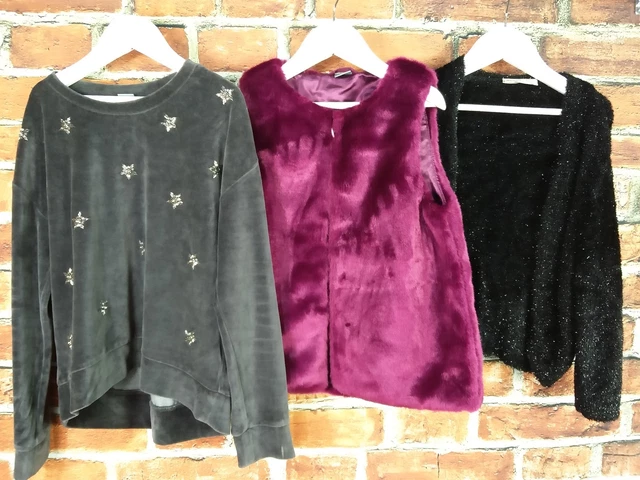 Girls Bundle Age 10-12 Yrs Next Bhs Occasion Fluffy Gilet Cardigan Jumper 164Cm