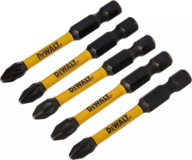 DEWALT IMPACT DRIVER Bits pozi PZ1 PZ2 PZ3 ; 2 or 5pcs 50mm EXTREME