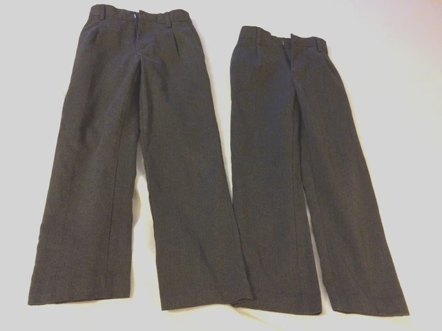 pantaloni grigi 6-7 anni ragazzi uniforme scuola M&S