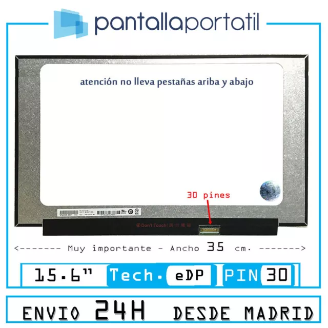 Lq156m1jw01 Lcd 15.6 Hd Ready Pantalla Portatil Display Entrega 24h Wcy