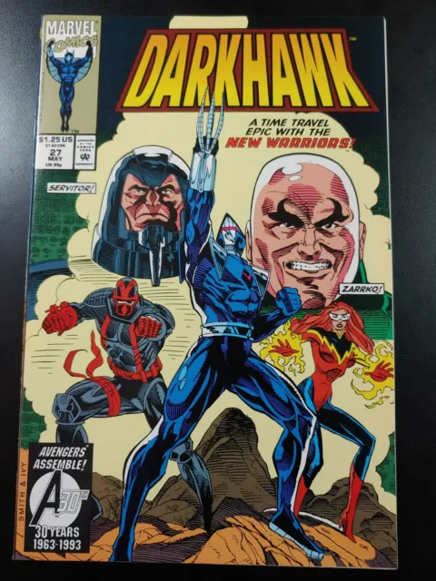 ⭐️ DARKHAWK #27 (direct) (vol 1) (1993 MARVEL Comics) VF/NM Book
