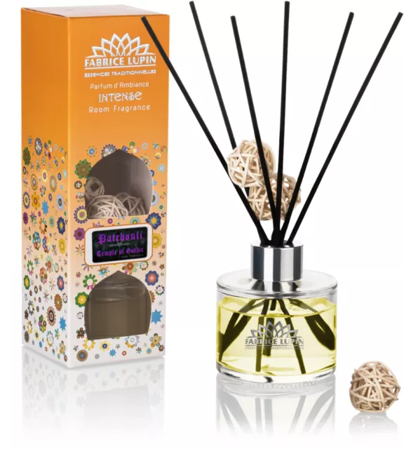 INTENSE Raumduft PATCHOULI 135ml Reed Diffuser Set - TEMPLE OF GOTHIC -Patschuli