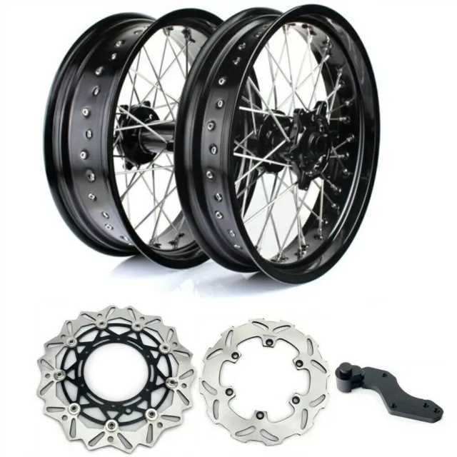 Noir 17" Roues Jantes Moyeu Disques Support pr KTM SX SXF EXC XC 125 250 350 450