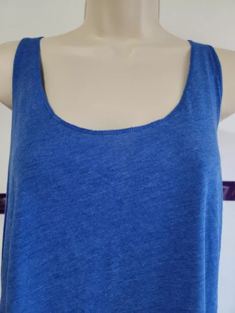 Womens New Bella + Canvas Triblend Collection Tank Top 2XL Royal Blue