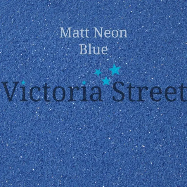 Victoria Street Glitter - Neon Matte Blue - Fine 0.008" / 0.2mm (Aqua)