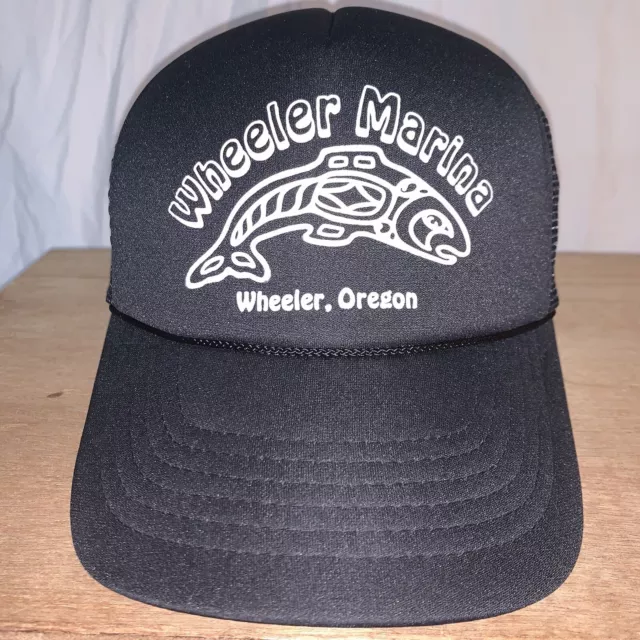 Vintage Wheeler Marina SnapBack Trucker Hat. Wheeler, Oregon. $30..OBO