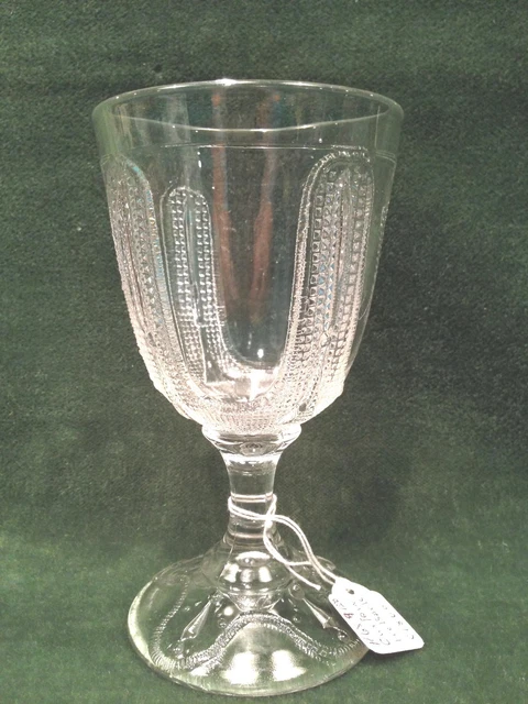 Adams Curtain Tieback Goblet, Antique EAPG, circa 1860-70