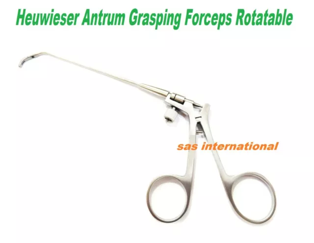 ENT Heuwieser Antrum Grasping Forceps Rotatable ENT Surgical Instrument