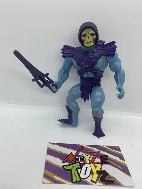Vintage He Man MOTU SKELETOR MASTER UNIVERSE Sword 1981 Taiwan RARE HALF BOOT