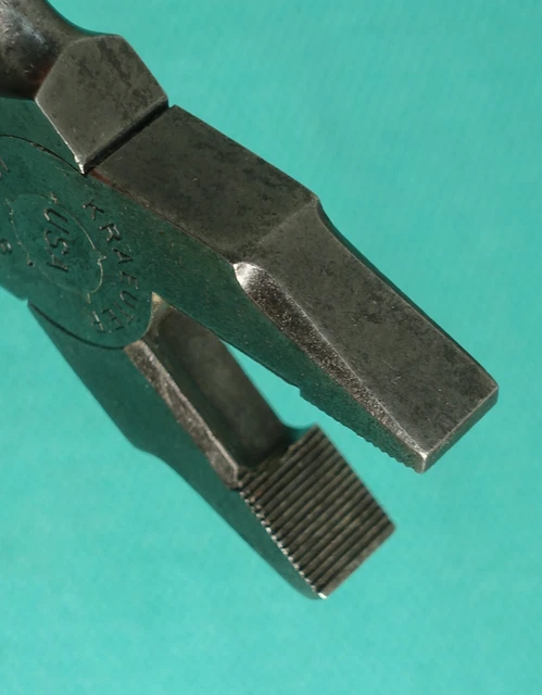 Late 1950's KRAEUTER USA No. 1830- 8" Lineman, Electrician Side Cutting Pliers 10