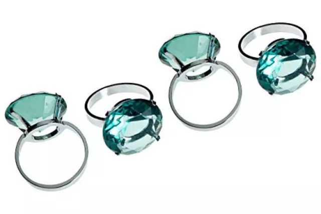 (TG. 4 x 5 x 6 cm) Premier Housewares Diamante portatovaglioli, Set da 4, Colore