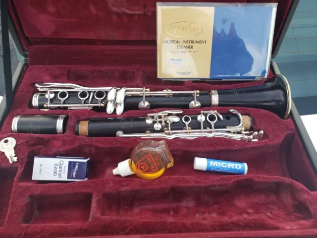 Buffet Crampon R13A Clarinet In Silver & Gold Plate, Overhauled, Gorgeous!