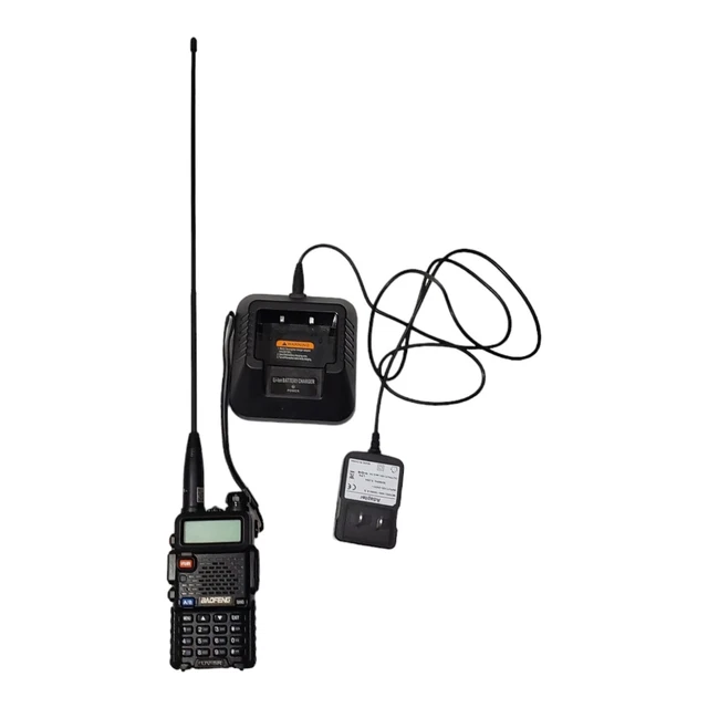 BAOFENG UV5R VHF UHF DualBand FM Ham 5W Portable Twoway Radio Walkie