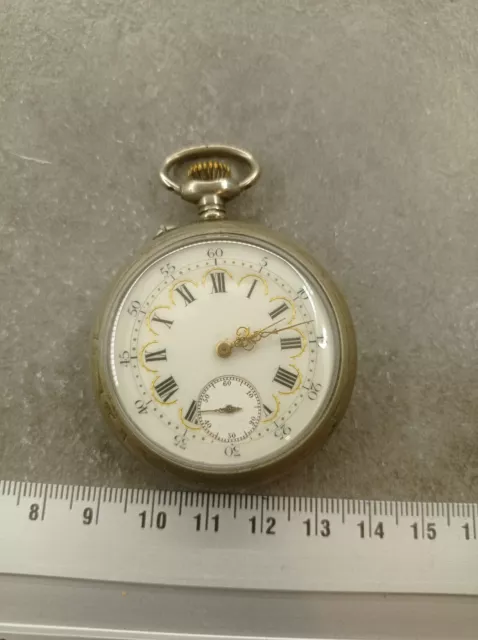 Ancienne Montre Gousset Fonctionne Ref08552J