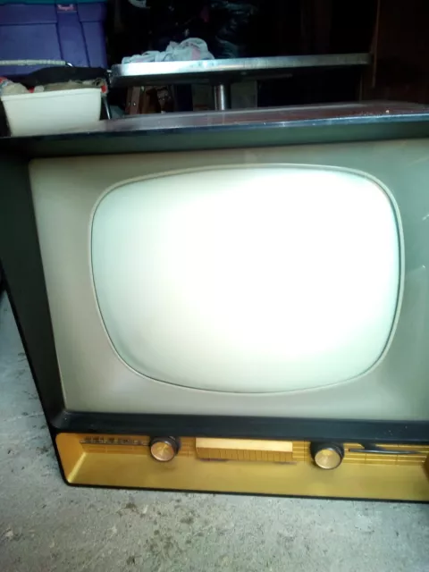 Ancienne Tele Teleavia Des Annees 50