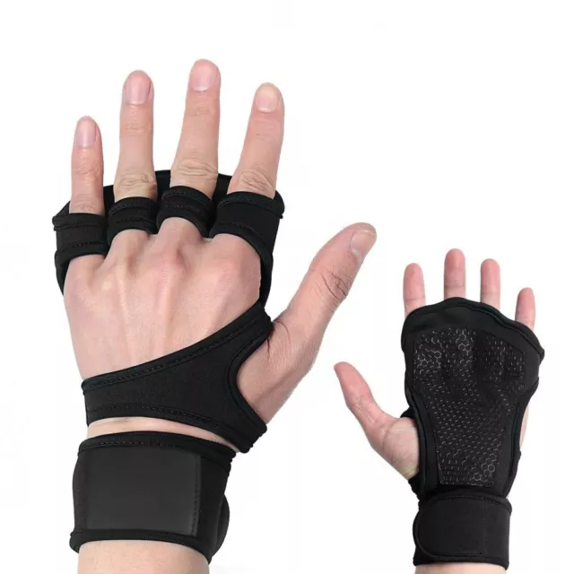 Silicone Gel Weight Lifting Gloves Full Palm Protection Workout Gloves