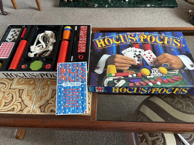 Vintage Jumbo Magic Show Hokuspokus 1982 70 Tricks Spiel Kinder