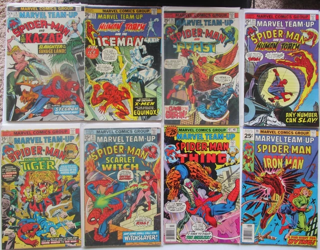 Marvel Team Up Lot! 32 book Lot!! Classic Marvel!!! Spidey!