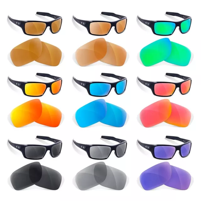 Lentes de Recambio para Oakley Turbine ( Nueve Colores )