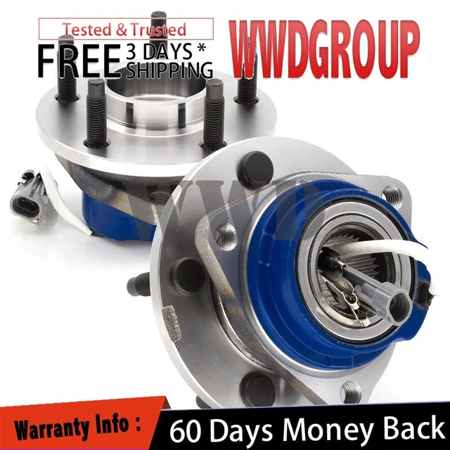 2X FRONT WHEEL Hub Bearing Assembly For Chevrolet Impala Pontiac Grand