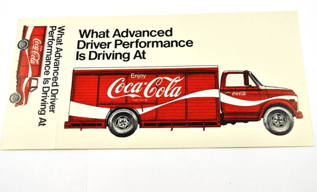 COCA-COLA COKE USA Flyer Karton Karte Truck Lieferwagen Motiv EUR 2,95 - DE