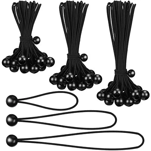 90 Pcs Bungee Balls Cords Assorted Sizes 6 9 11 Inch Tarp Ball Bungee Cords H