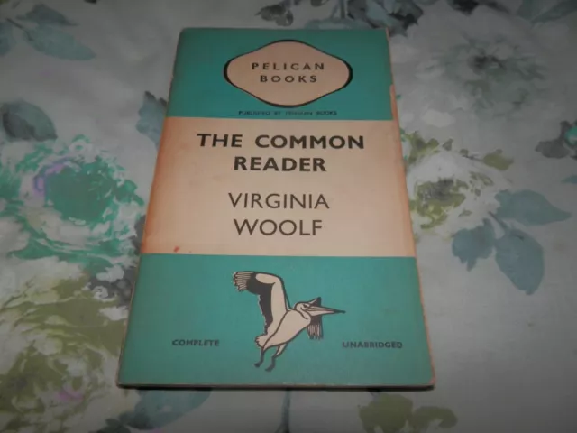 Reader　PicClick　VIRGINIA　THE　edition　UK　1938　WOOLF　Common　Pelican　1st　£19.99