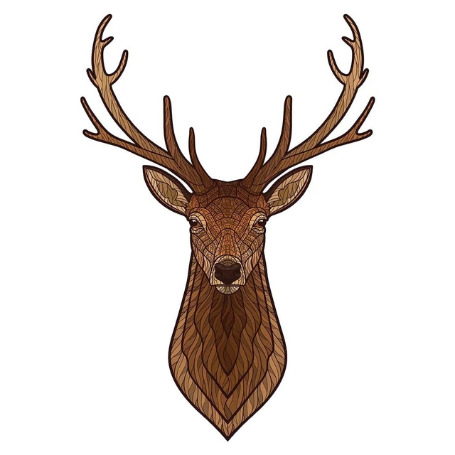 Deer 3D Wooden Games Adult Kids Jigsaw Puzzles Christmas Gifts Toy Jigsaw Puzzle
