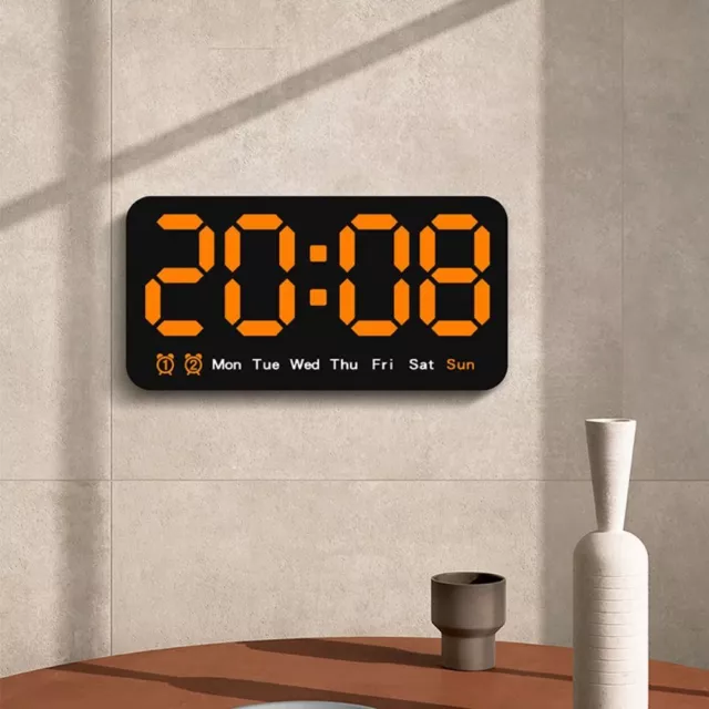 Orologio da parete elettronico da parete temperatura data visualizzazione orologio da tavolo