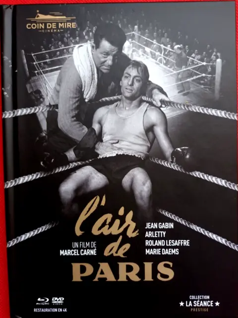 Coffret Prestige Limité DVD+BLU-RAY+LIVRET "L'air de Paris" Carné/Gabin/Arletty