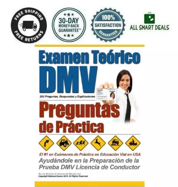 LIBRO DE MANEJO Español De USA Para Aprobar El Examen Teorico DMV Mas
