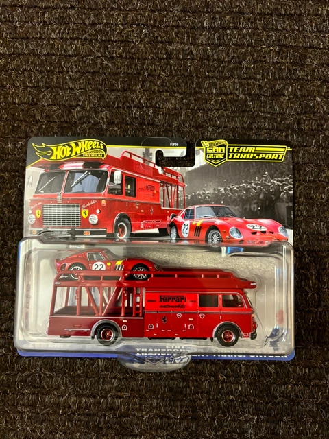 thumbnail image 2 of 2025 Hot Wheels Team Transport 3-Car Set – Case H, Includes Ferrari GTO – 1:64 Scale 2 of 4