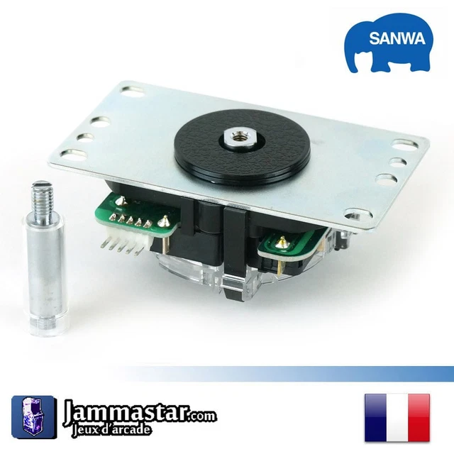 Joystick Sanwa JLF-TP-8YT – Violet (Purple) – Neuf – Pour Borne Arcade