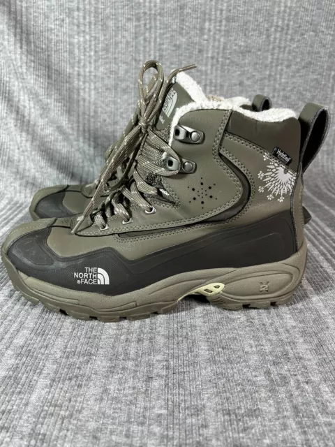 THE NORTH FACE Brown HydroSeal Primaloft Waterproof Snow Hiking Boots ...