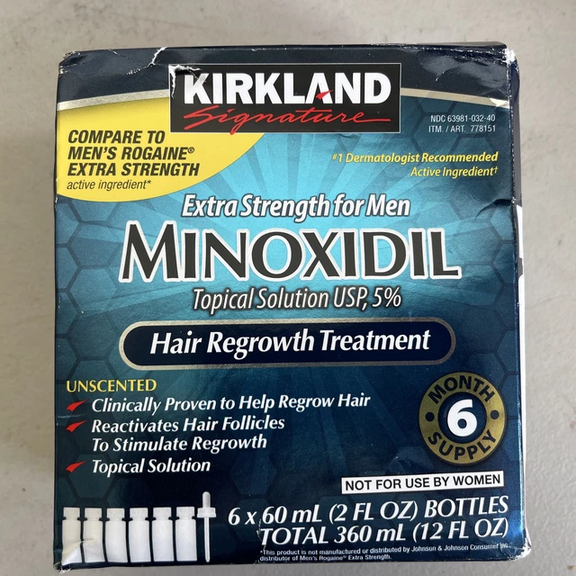 KIRKLAND SIGNATURE MINOXIDIL Topical Solution USP 5 Hair Regrowth