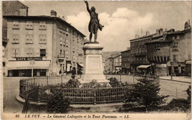 CPA Le PUY - Le General LAFAYETTE et la Tour Panessac (588631)