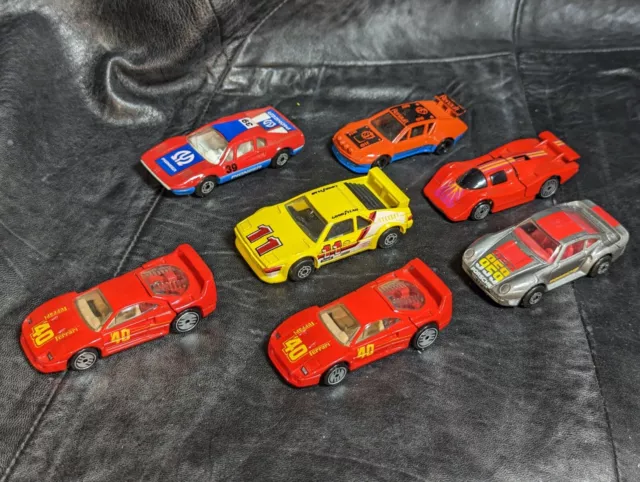 7 race cars porsche Ferrari bmw matchbox hot wheels adult owned nice 1c