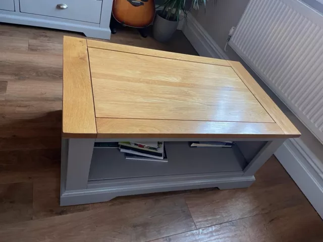 Oak Furniture Land St Ives grey coffee table